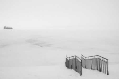 Зимний пейзаж III | Арт-принты  | Somodernart 