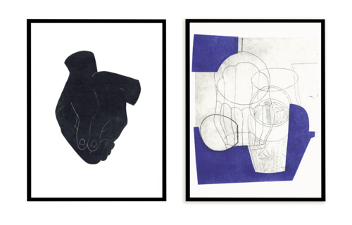 Комплект картин в раме:  