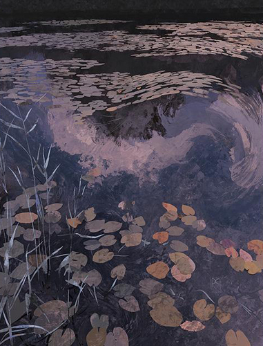 Water lilies in the stream of creations | Арт-принты  | Somodernart 