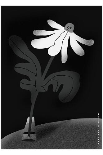 Хрупкий цветочек | Арт-принты  | Somodernart 