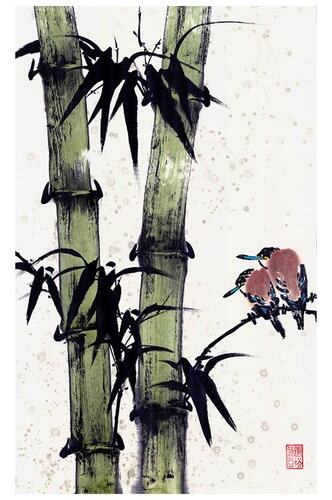                     Bamboo bird II                
