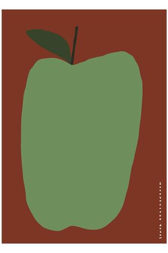 Зелёное яблоко | Арт-принты | Абстракционизм | Somodernart 