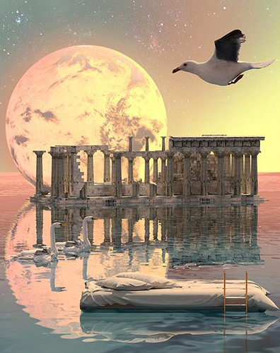 Temple of Aphaia | Арт-принты | Абстракция | Somodernart 