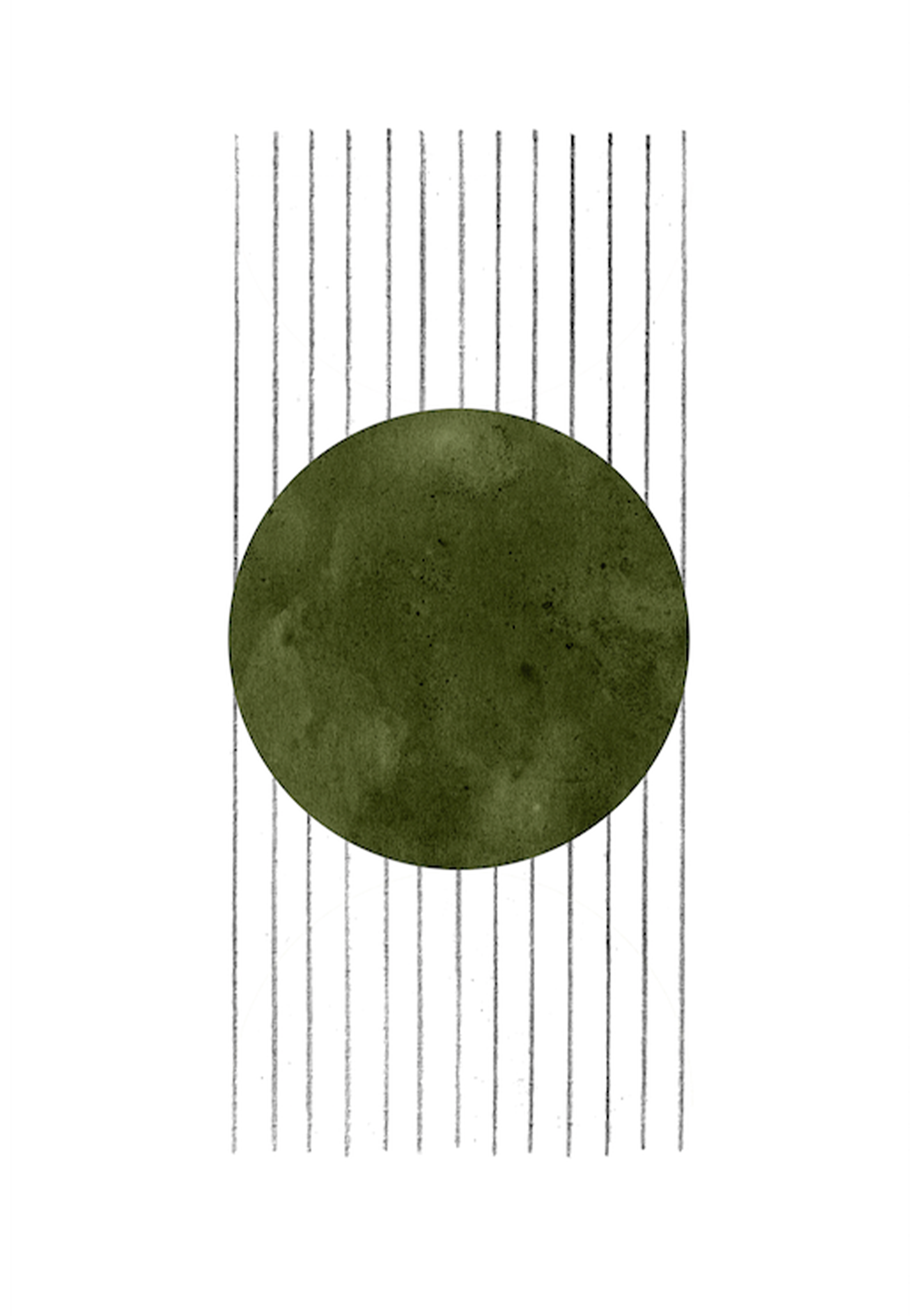 Green abstract circle