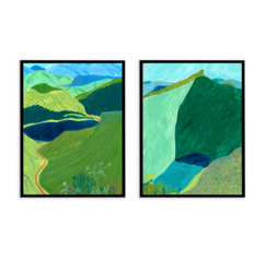 Комплект картин в раме: Туимский провал и Хакасия